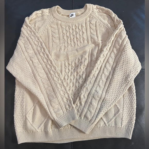Nike | Sweaters | Nike Cable Knit Sweater | Poshmark